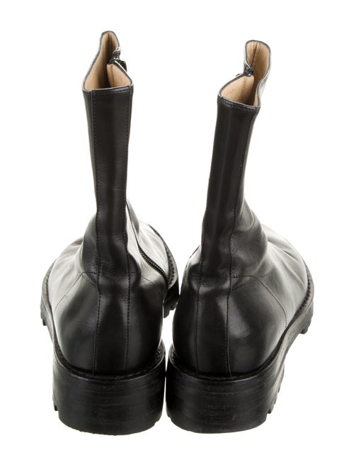 Ann Demeulemeester Leather Combat Boots
