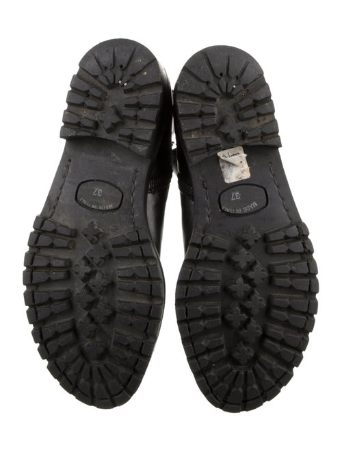 Ann Demeulemeester Leather Combat Boots