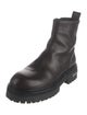 Ann Demeulemeester Leather Combat Boots