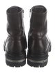 Ann Demeulemeester Leather Combat Boots