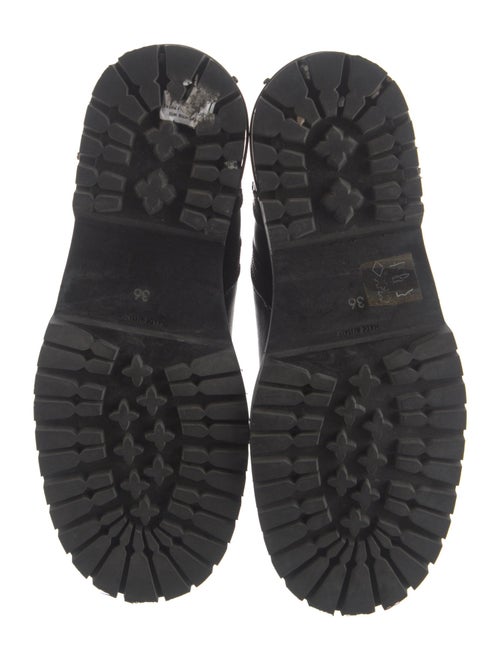Ann Demeulemeester Leather Combat Boots