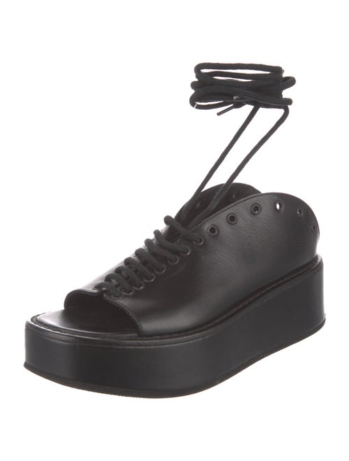 Ann Demeulemeester Leather Gladiator Sandals