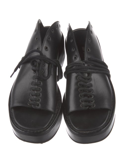 Ann Demeulemeester Leather Gladiator Sandals