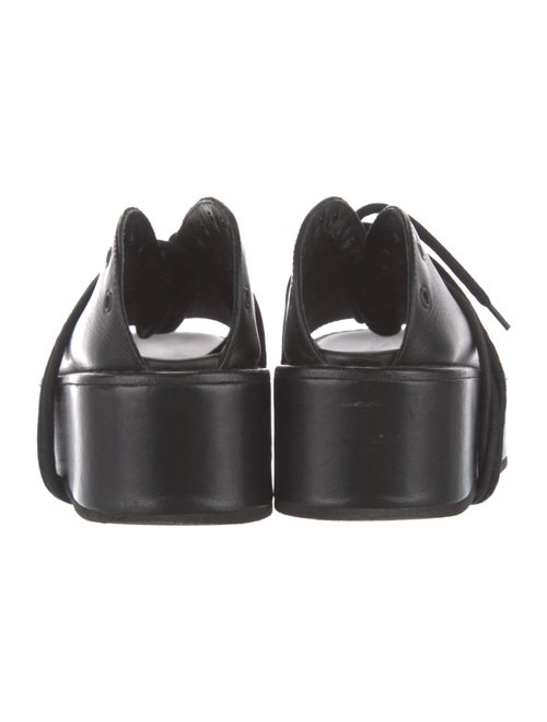 Ann Demeulemeester Leather Gladiator Sandals