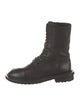 Ann Demeulemeester Leather Combat Boots
