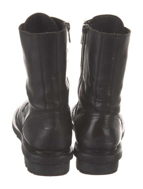 Ann Demeulemeester Leather Combat Boots