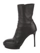 Ann Demeulemeester Leather Sock Boots