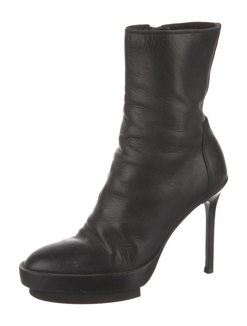 Ann Demeulemeester Leather Sock Boots