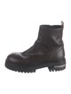 Ann Demeulemeester Leather Combat Boots
