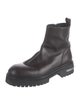 Ann Demeulemeester Leather Combat Boots