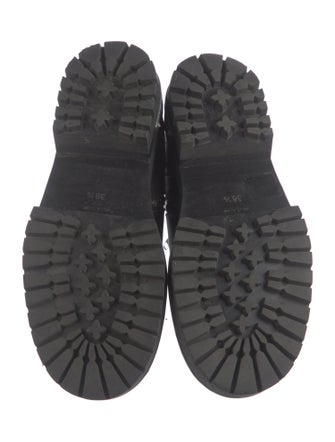 Ann Demeulemeester Leather Combat Boots