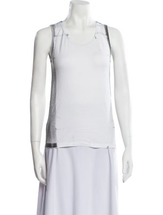 Ann Demeulemeester Scoop Neck Sleeveless Top