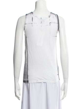 Ann Demeulemeester Scoop Neck Sleeveless Top
