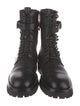 Ann Demeulemeester Leather Combat Boots