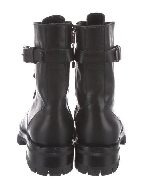 Ann Demeulemeester Leather Combat Boots