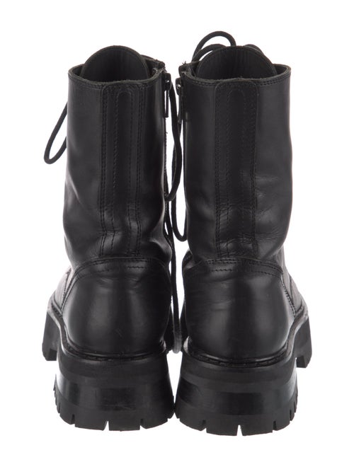 Ann Demeulemeester Leather Combat Boots