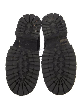 Ann Demeulemeester Leather Combat Boots