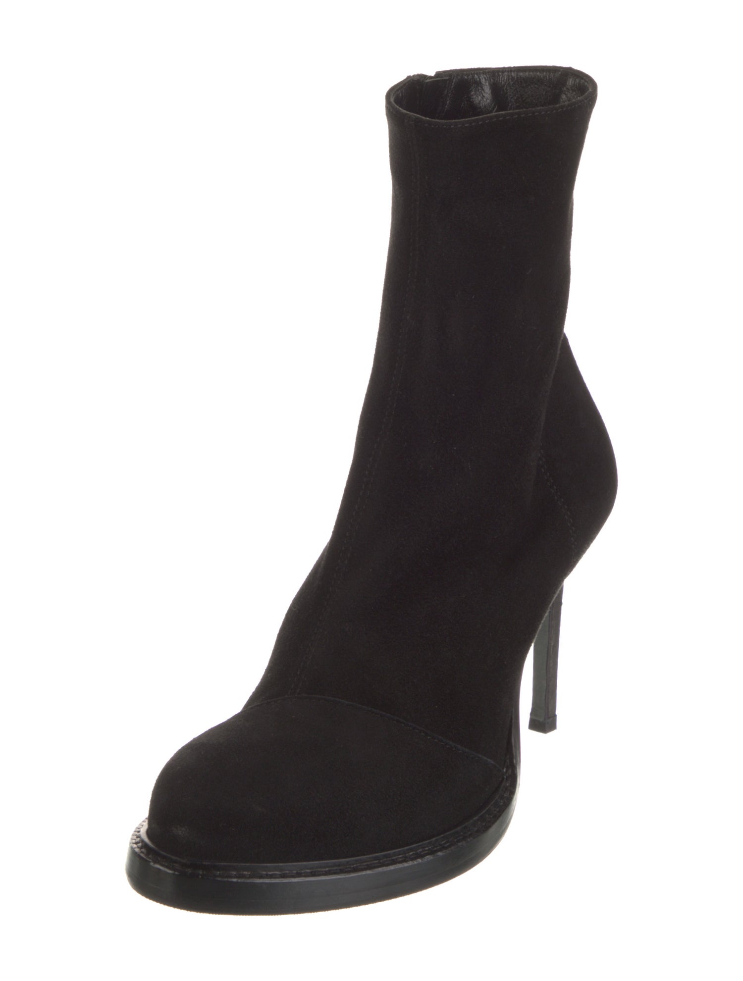 Ann Demeulemeester Suede Sock Boots