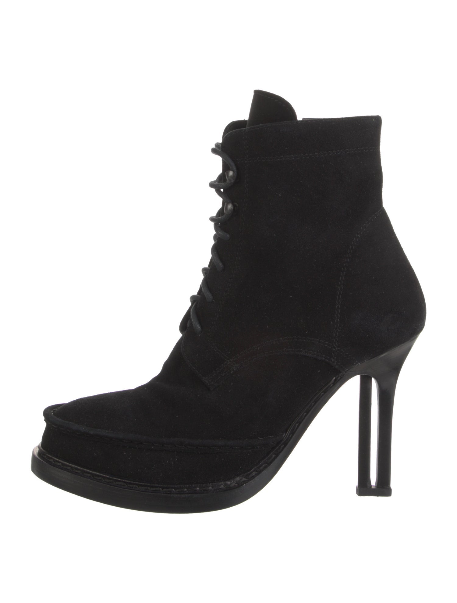 Ann Demeulemeester Suede Lace-Up Boots