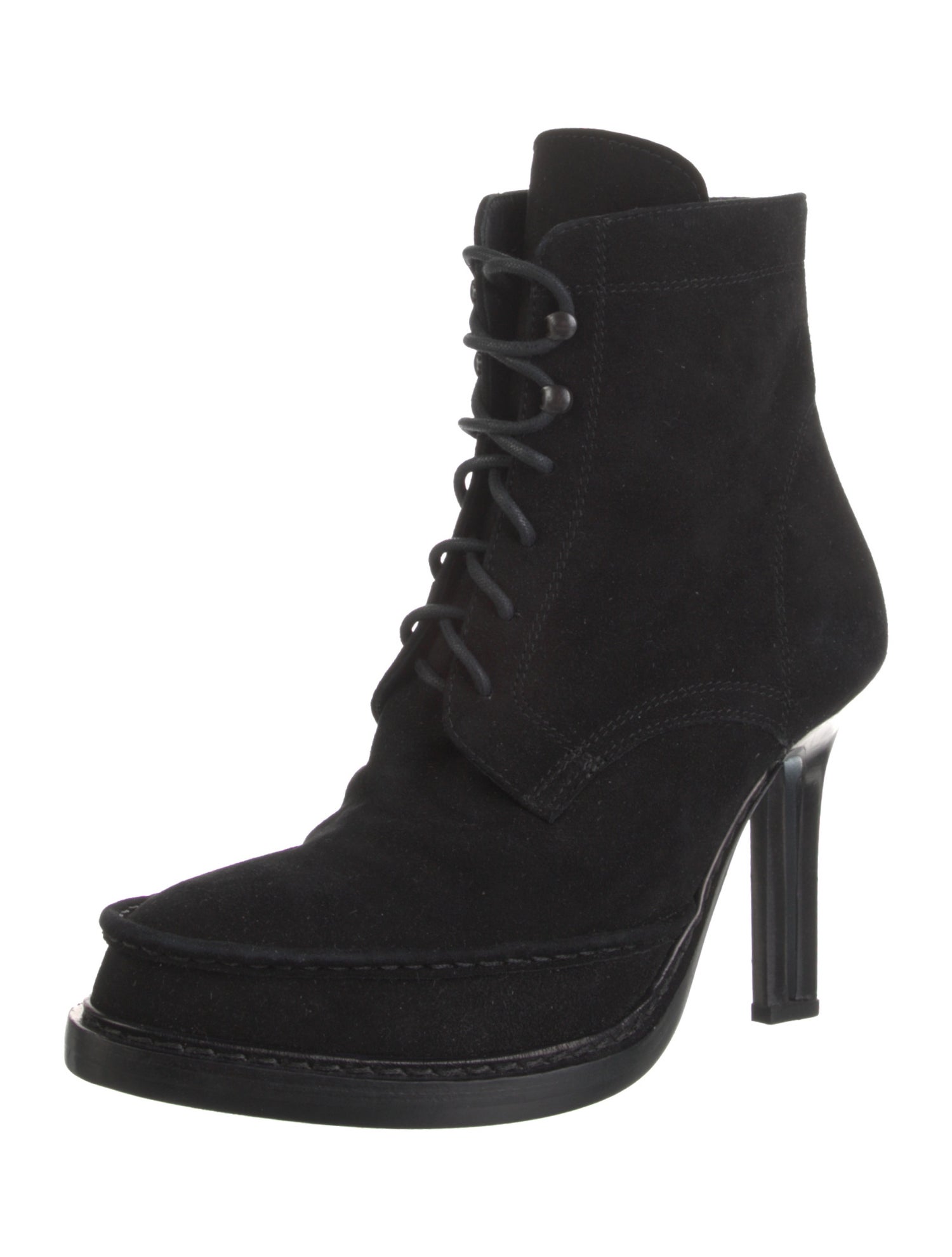 Ann Demeulemeester Suede Lace-Up Boots