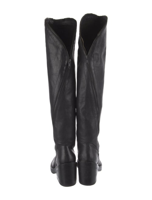 Ann Demeulemeester Leather Riding Boots