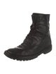 Ann Demeulemeester Leather Combat Boots