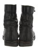 Ann Demeulemeester Leather Combat Boots