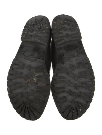 Ann Demeulemeester Leather Combat Boots