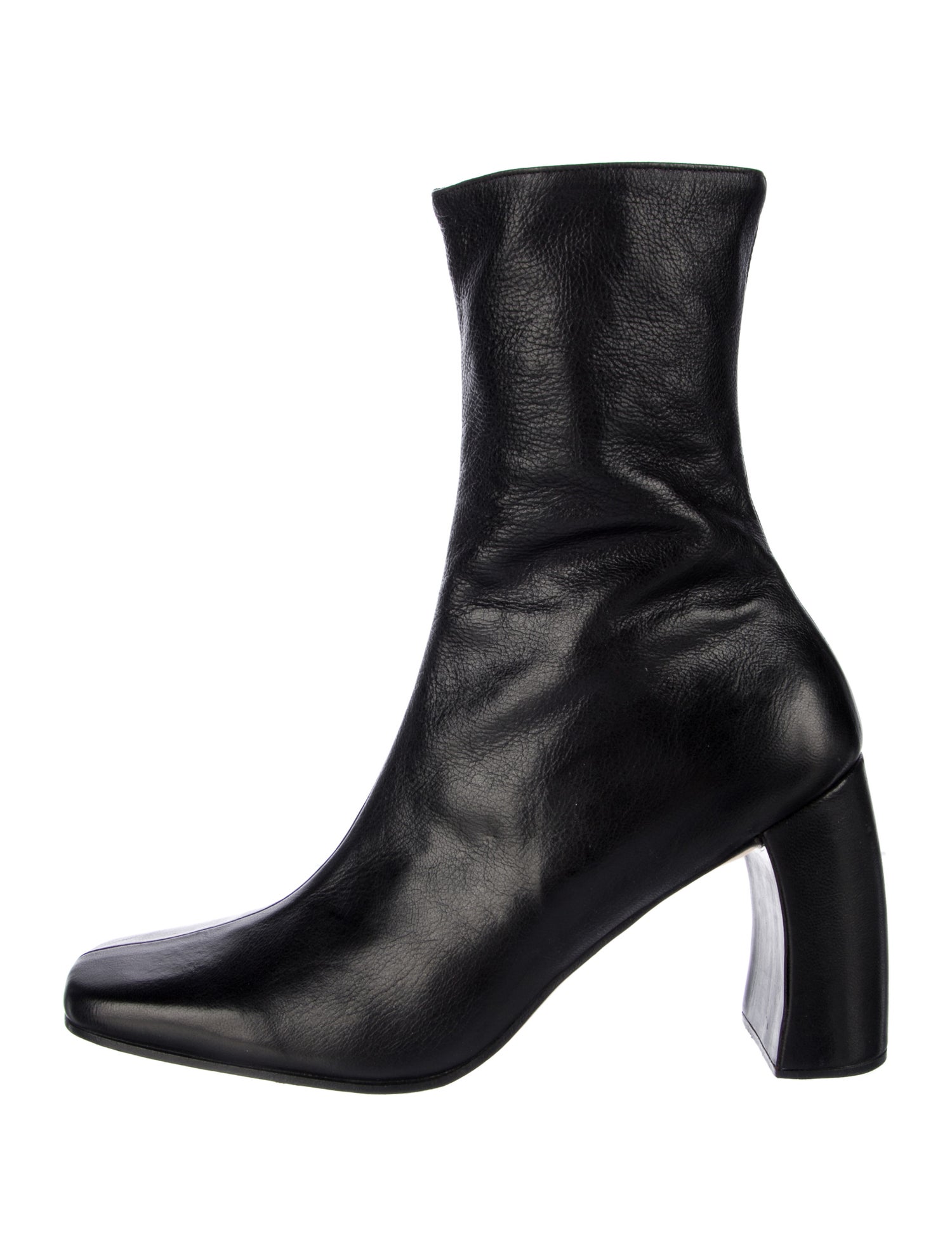 Ann Demeulemeester Leather Sock Boots
