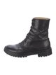 Ann Demeulemeester Leather Combat Boots