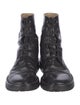 Ann Demeulemeester Leather Combat Boots