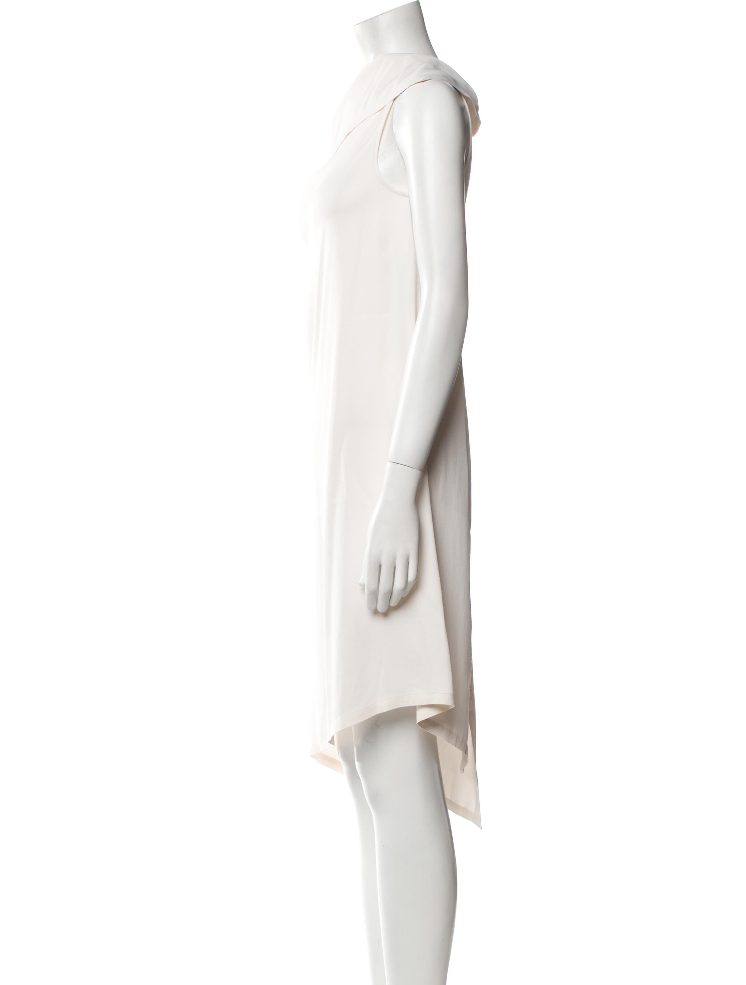 Ann Demeulemeester Cowl Neck Knee-Length Dress
