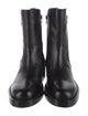 Ann Demeulemeester Leather Combat Boots