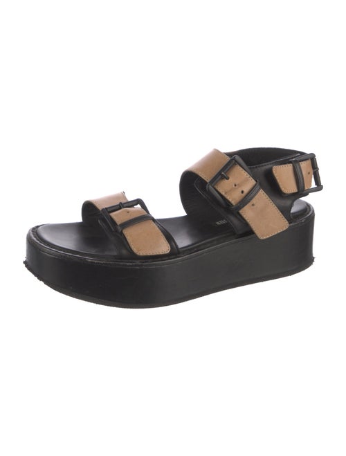 Ann Demeulemeester Leather Slingback Sandals