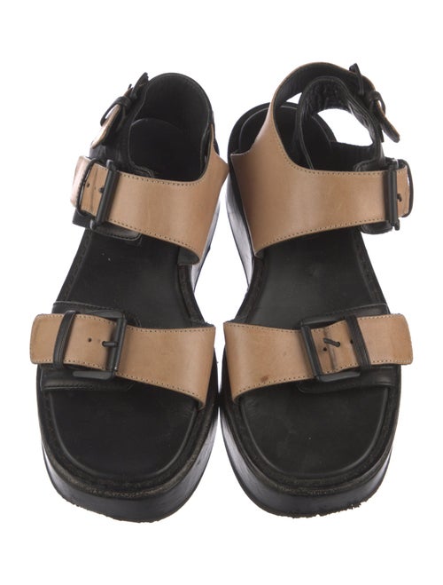 Ann Demeulemeester Leather Slingback Sandals