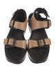 Ann Demeulemeester Leather Slingback Sandals