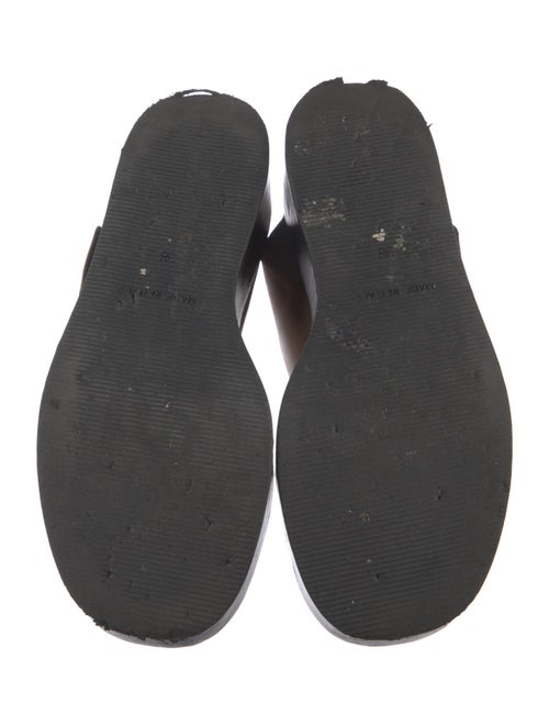 Ann Demeulemeester Leather Slingback Sandals