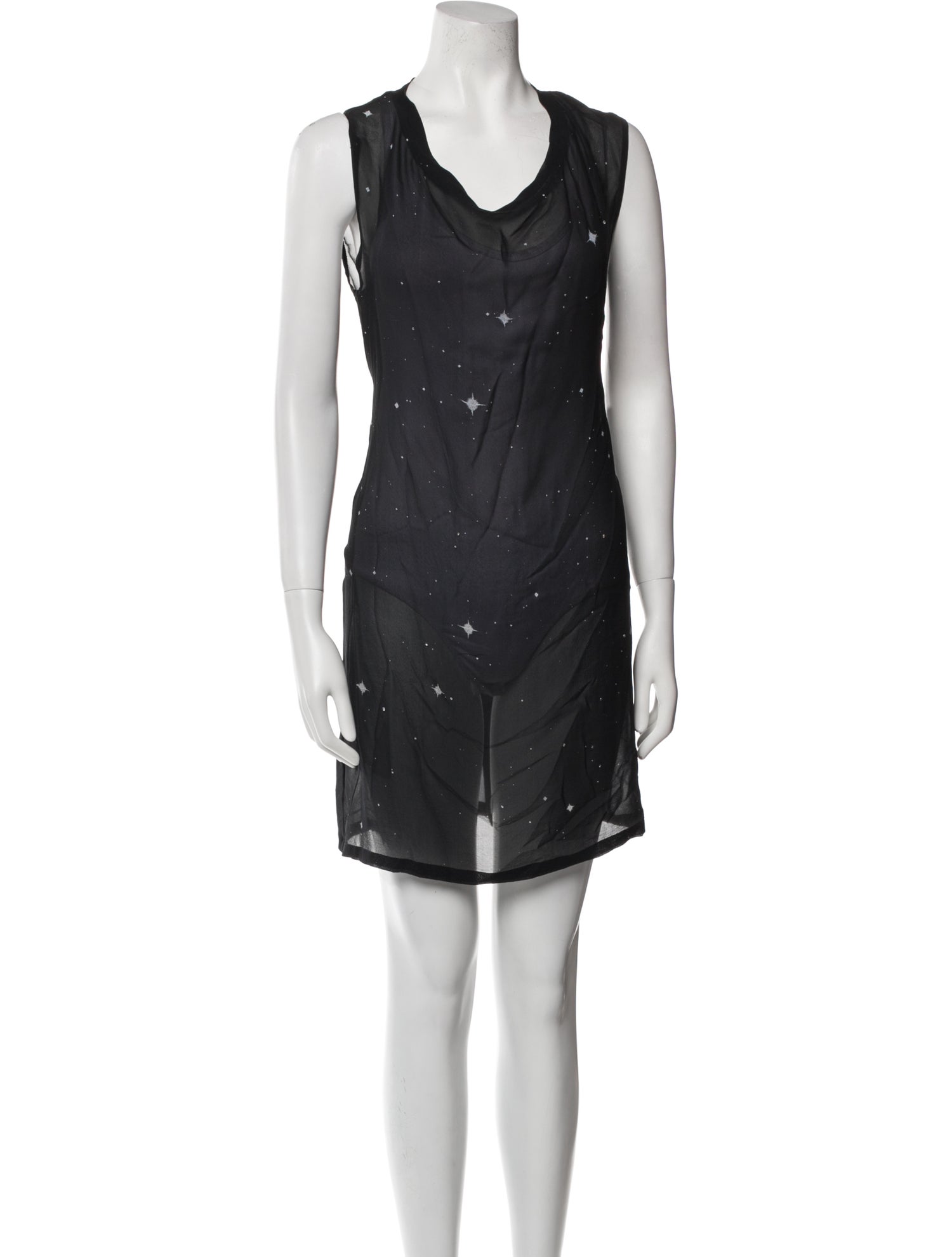 Ann Demeulemeester Silk Mini Dress