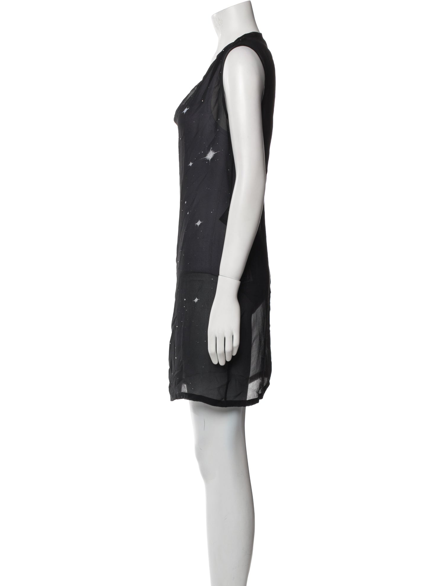 Ann Demeulemeester Silk Mini Dress