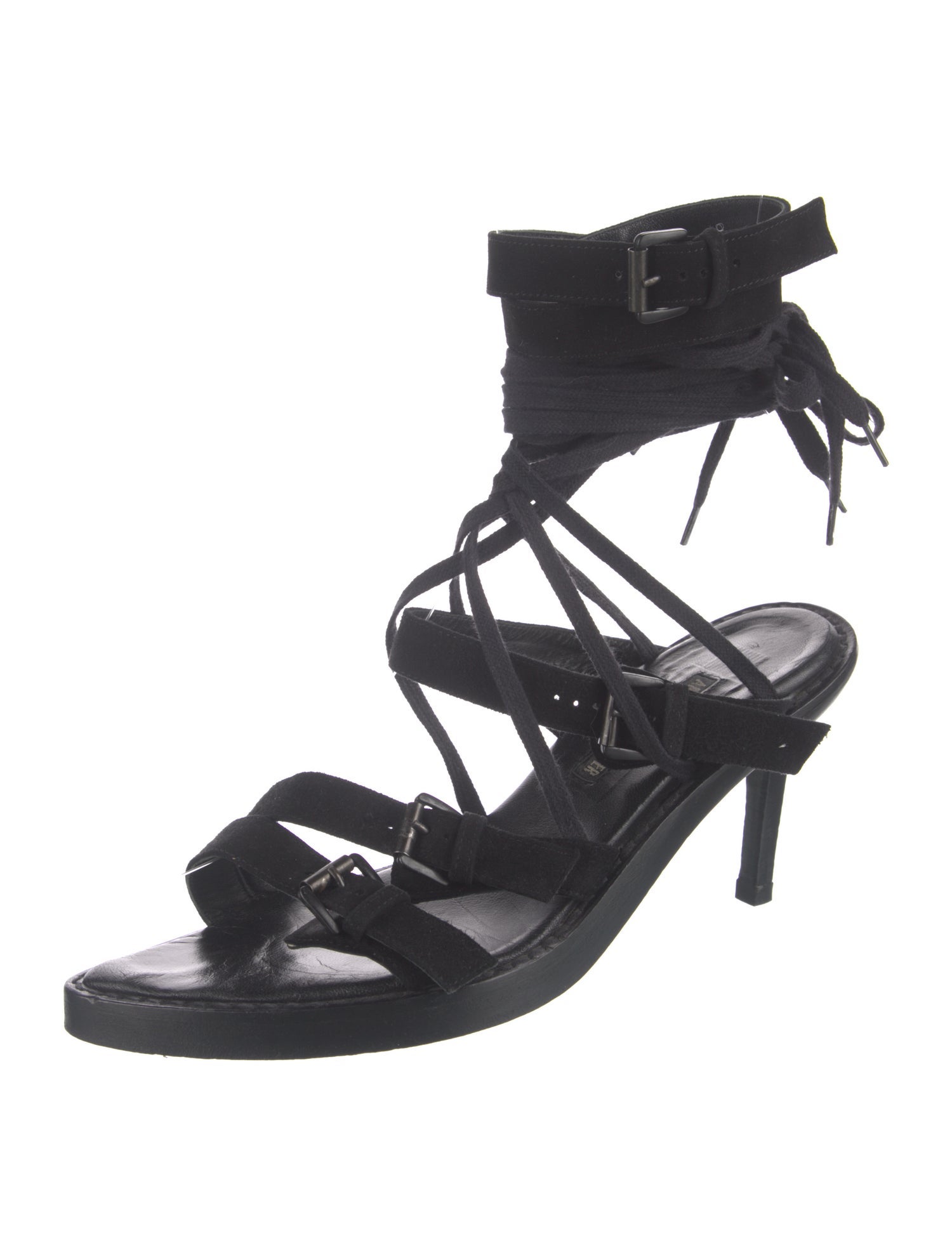 Ann Demeulemeester Leather Gladiator Sandals