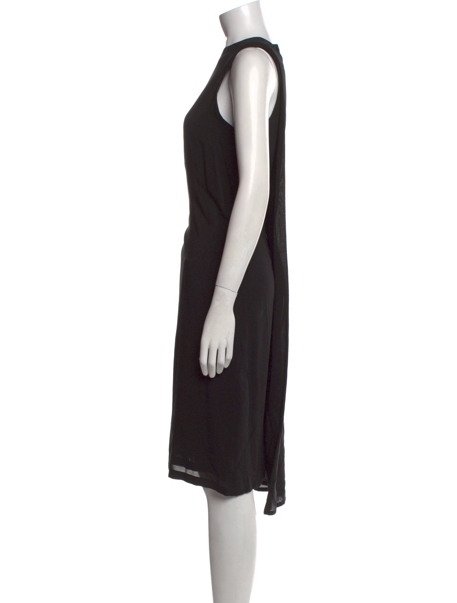 Ann Demeulemeester Bateau Neckline Midi Length Dress