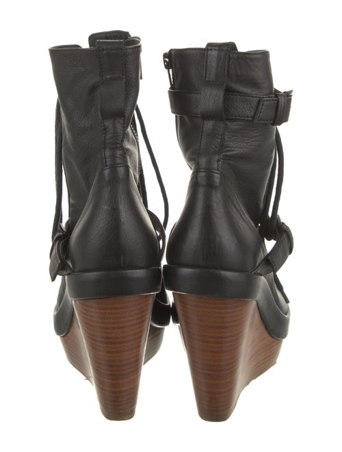 Ann Demeulemeester Leather Lace-Up Boots