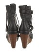 Ann Demeulemeester Leather Lace-Up Boots