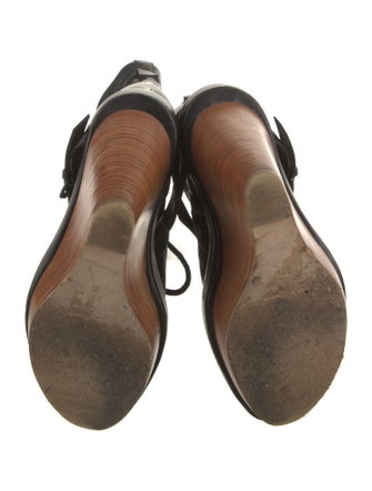 Ann Demeulemeester Leather Lace-Up Boots