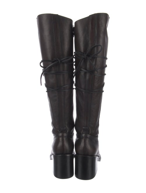 Ann Demeulemeester Leather Lace-Up Boots