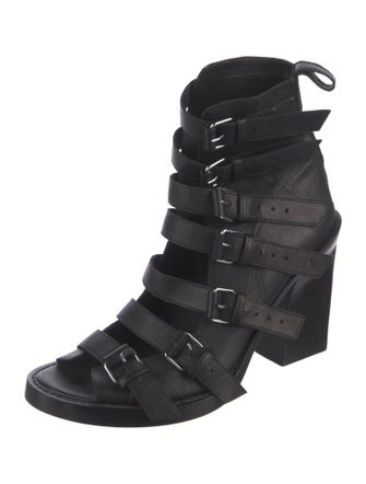 Ann Demeulemeester Leather Boots