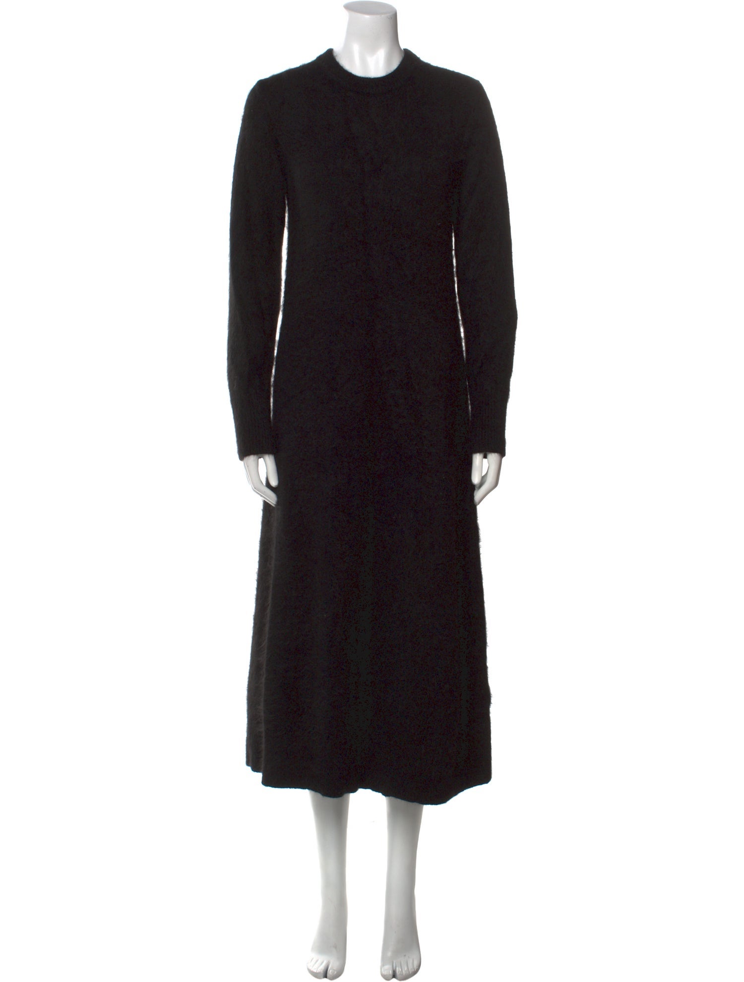 Ann Demeulemeester Angora Midi Length Dress