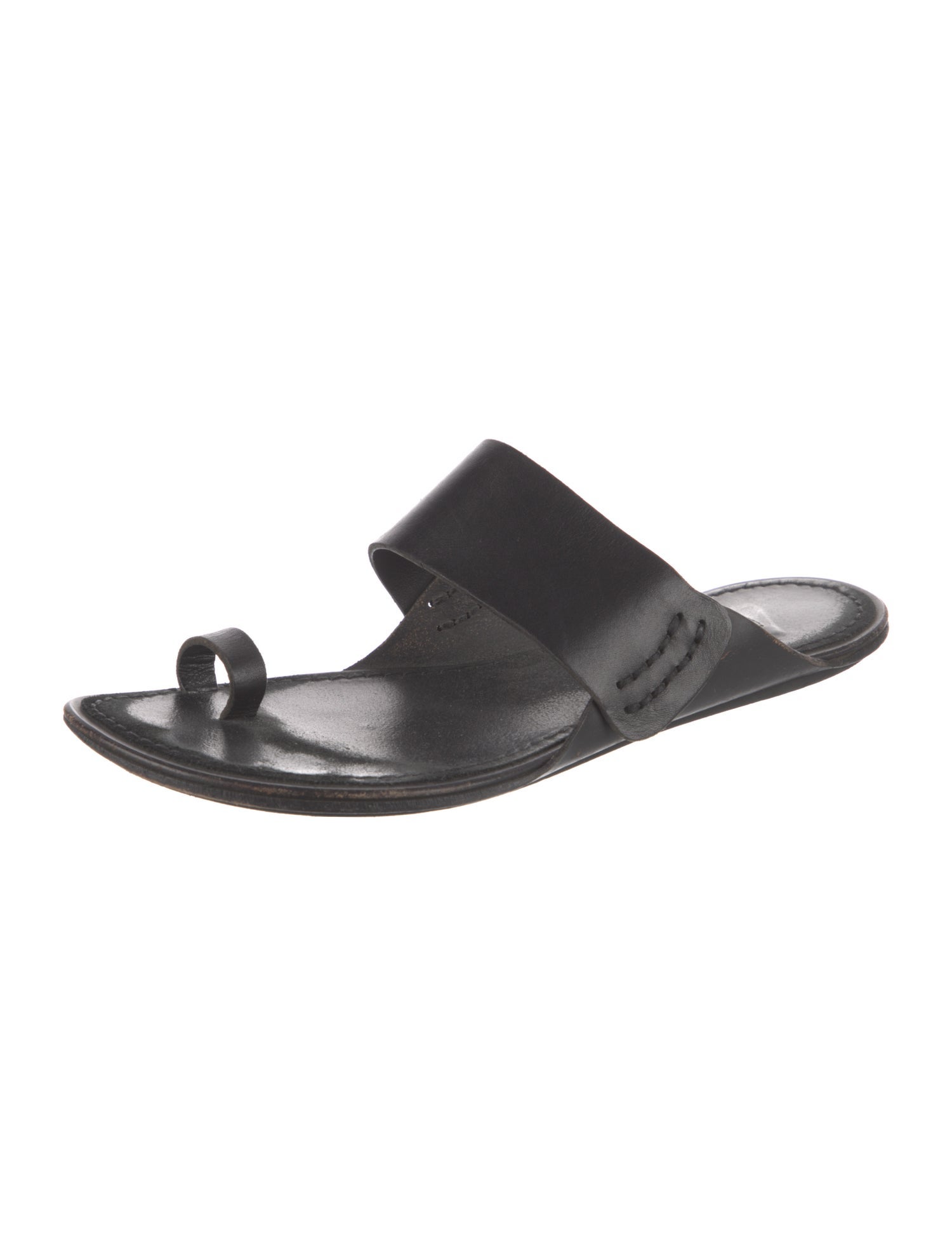 Ann Demeulemeester Leather Slides
