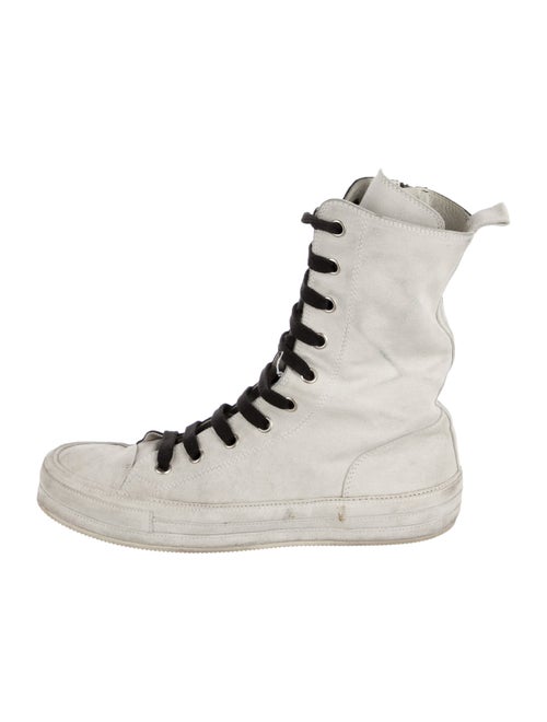 Ann Demeulemeester Suede Hiking Boots