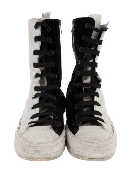 Ann Demeulemeester Suede Hiking Boots